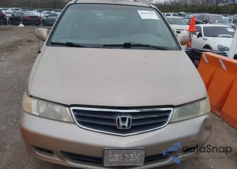 2002 Honda Odyssey Ex-L z USA, uszkodzony, nr VIN 5FNRL18942B011353